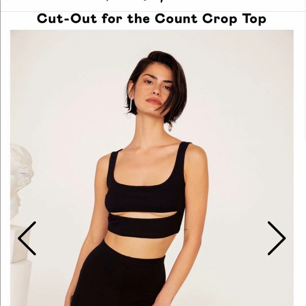 Nasty gal crop top NWT